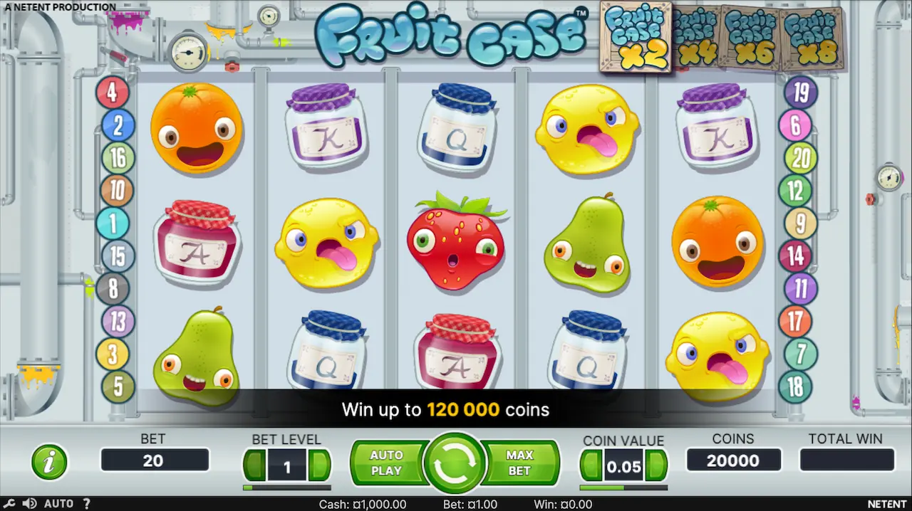 Fruit case slot