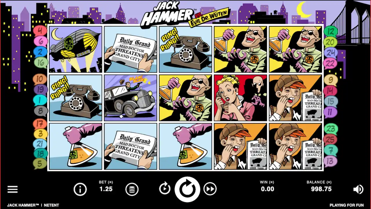 Jack hammer spilleautomat