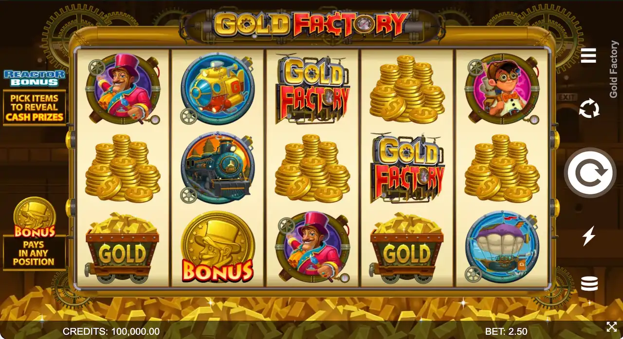 Gold Factory spilleautomat
