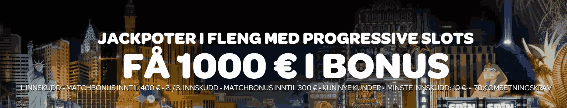 Spin Palace Casino Norge bonus