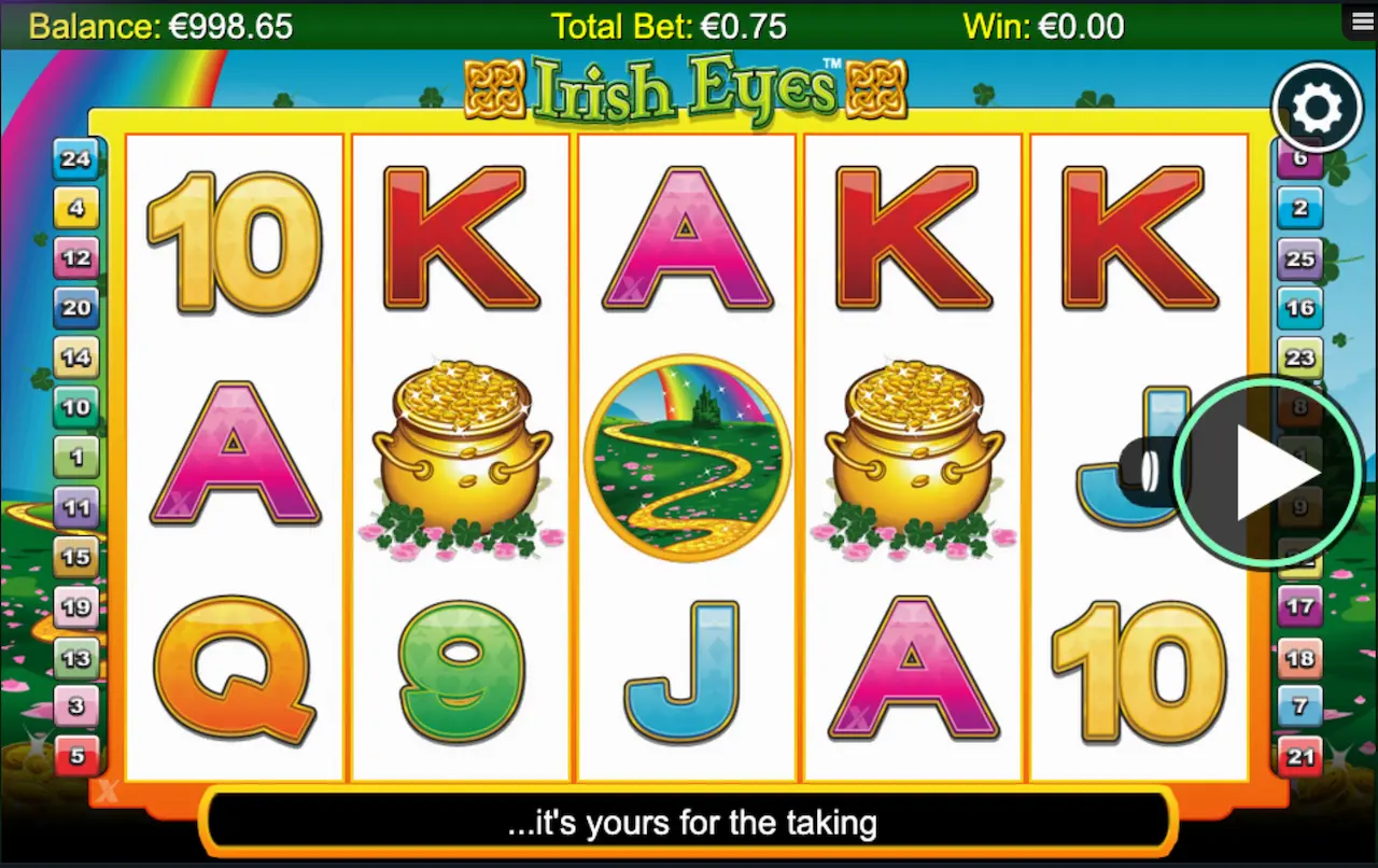 Irish Eyes spilleautomat
