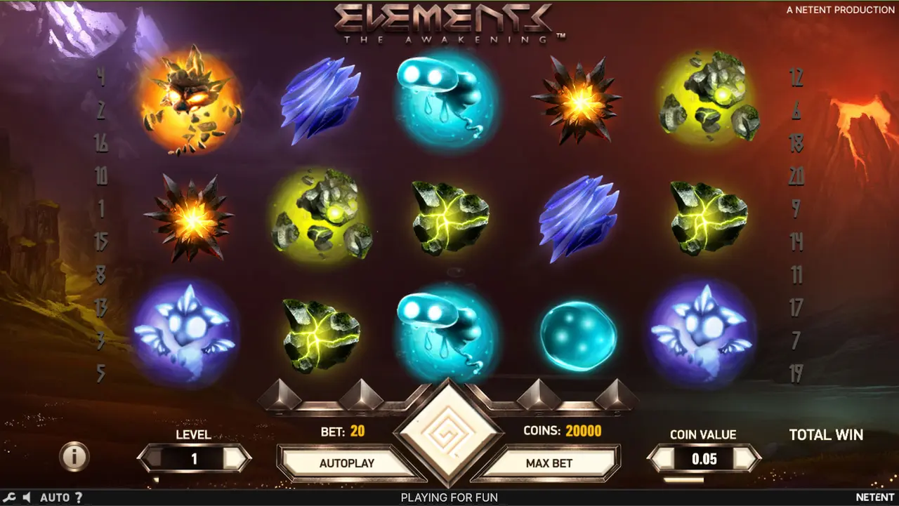 Elements the awakening spilleautomat