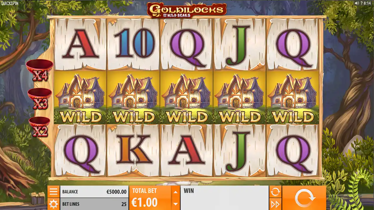 Goldilocks spilleautomat