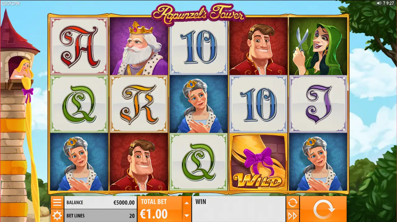 Rapunzel's Tower Quickspin slot