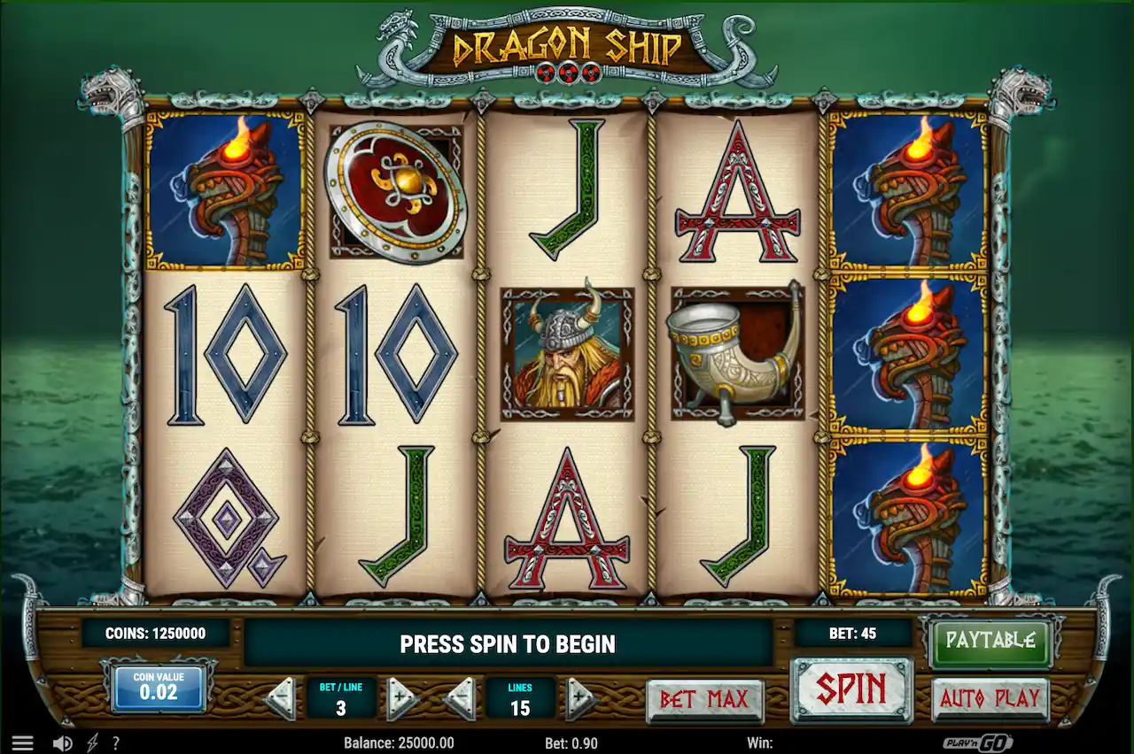 Dragon ship spilleautomat