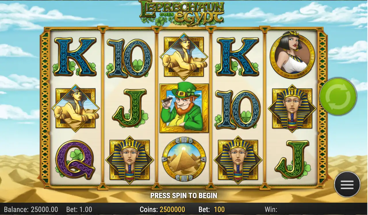 Leprechaun goes Egypt slot