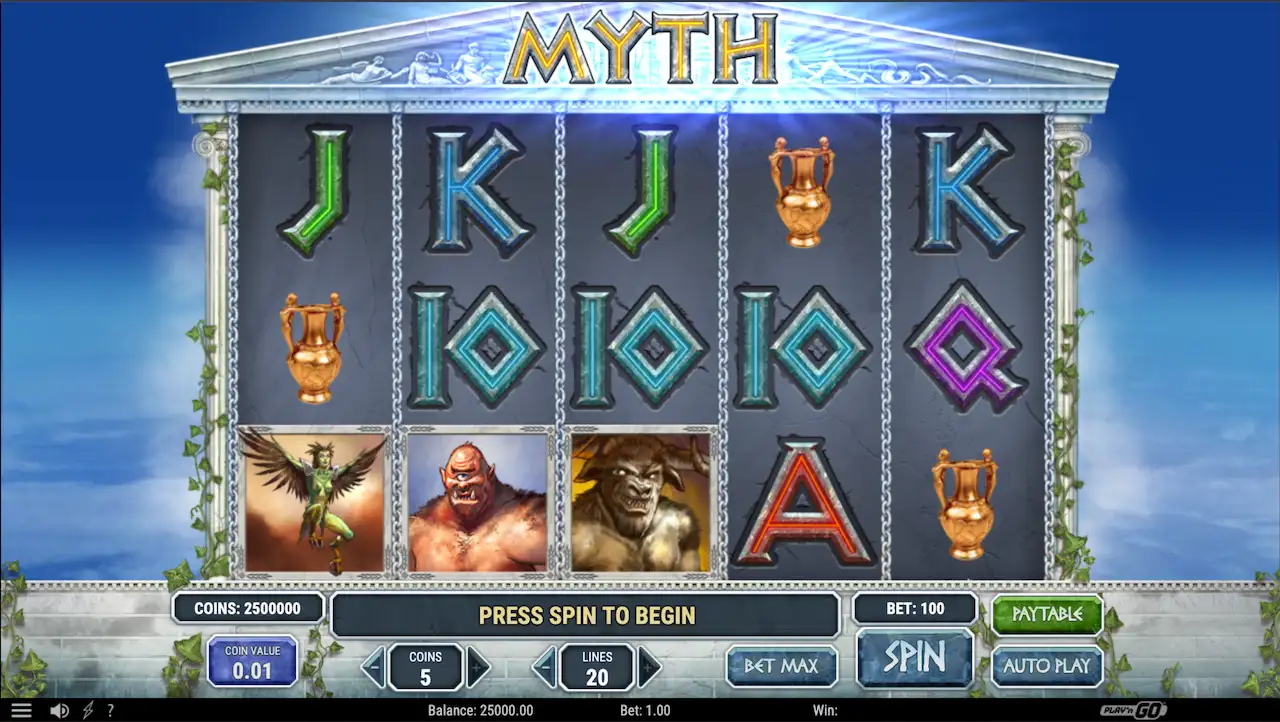 Myth spilleautomat