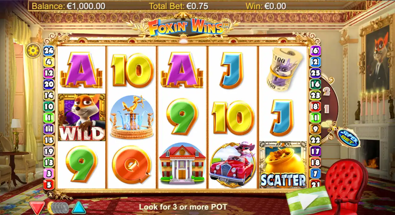Foxin Wins spilleautomat