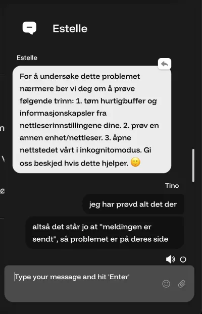 instacasino norge support