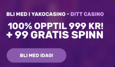 yako casino norge bonus