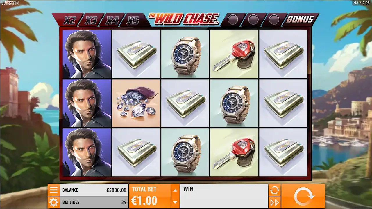 the wild chase spilleautomat