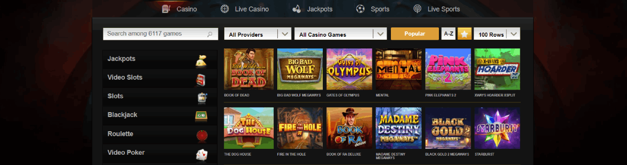Videoslots casino Norge spill