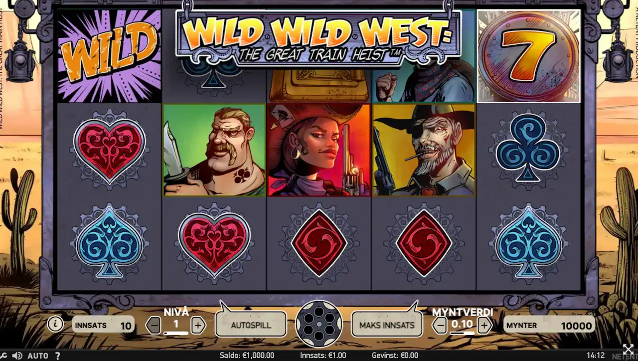 Wild Wild West spilleautomat