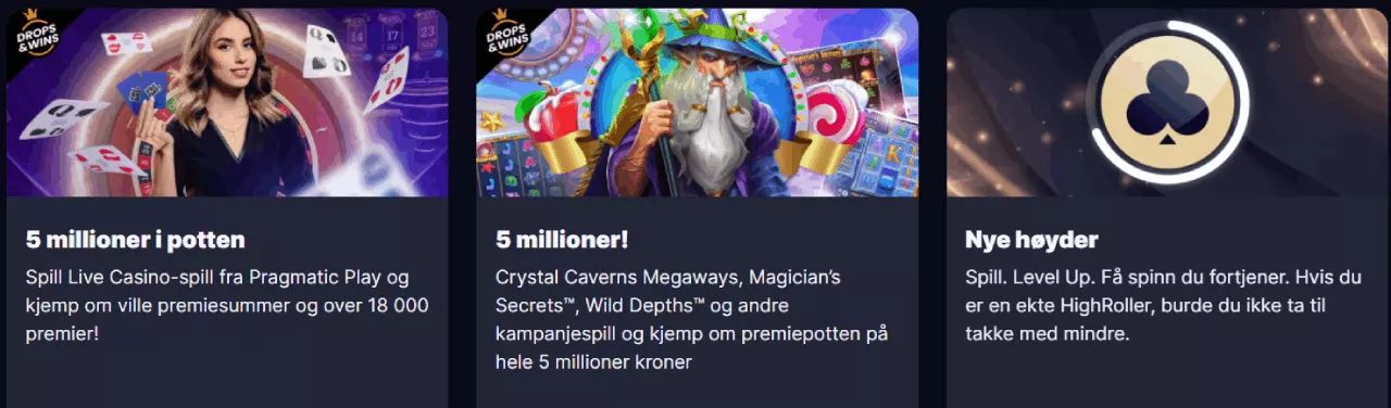 highroller casino norge kampanjer