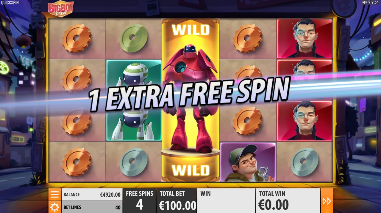 bigbot crew automat freespins