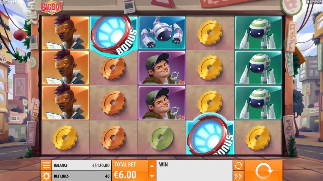 bigbot crew automat oppsett