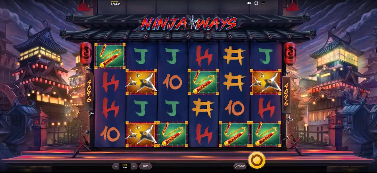 Ninja ways spilleautomat