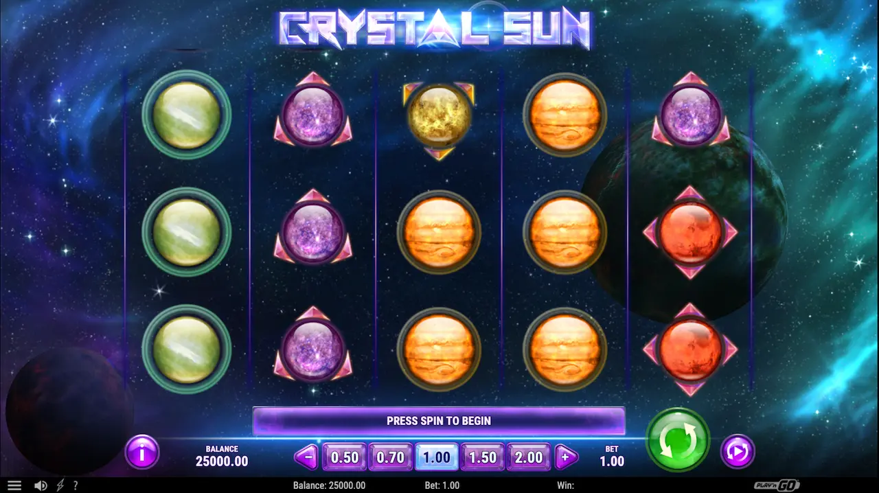 Crystal sun slot