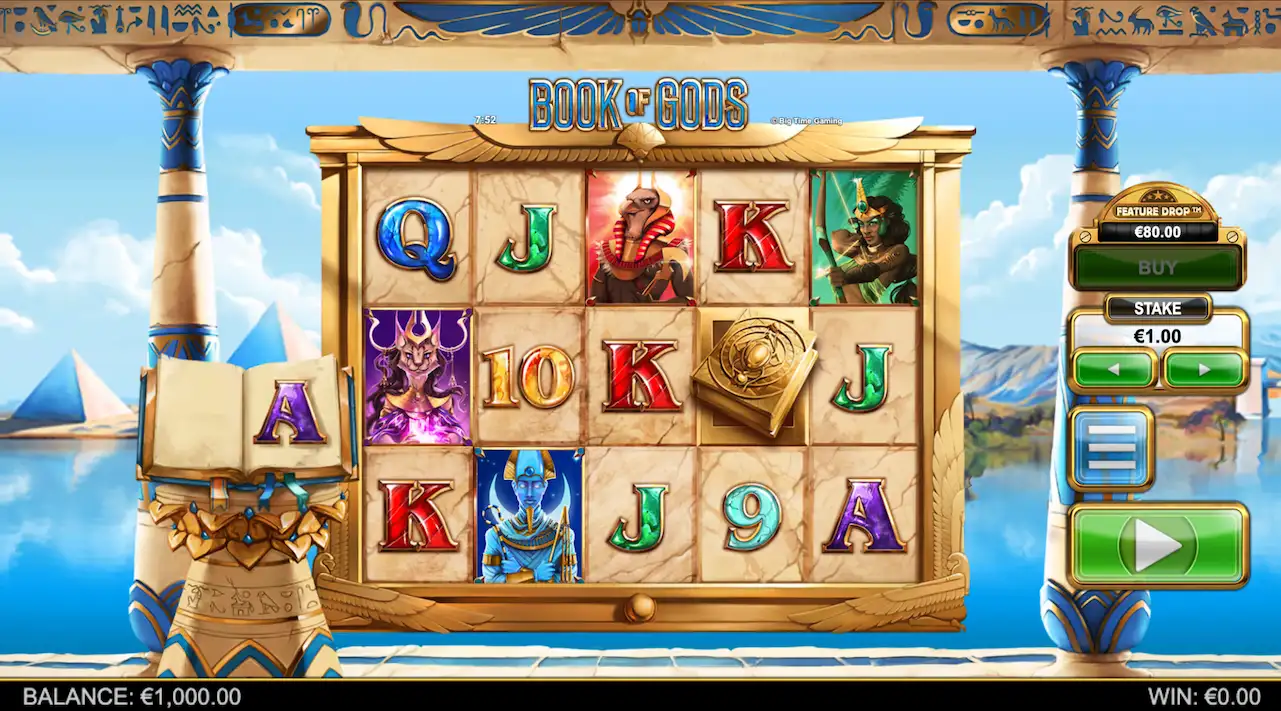 Book of Gods spilleautomat BTG