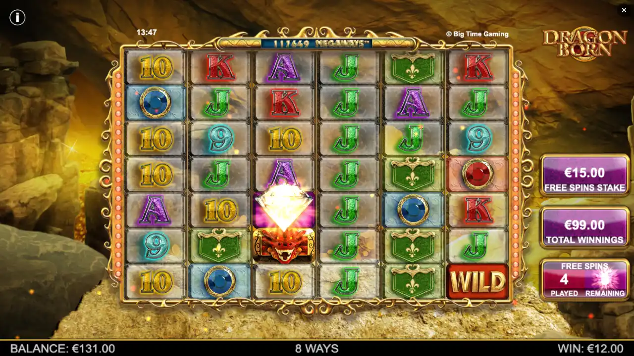 dragon born spilleautomat freespins