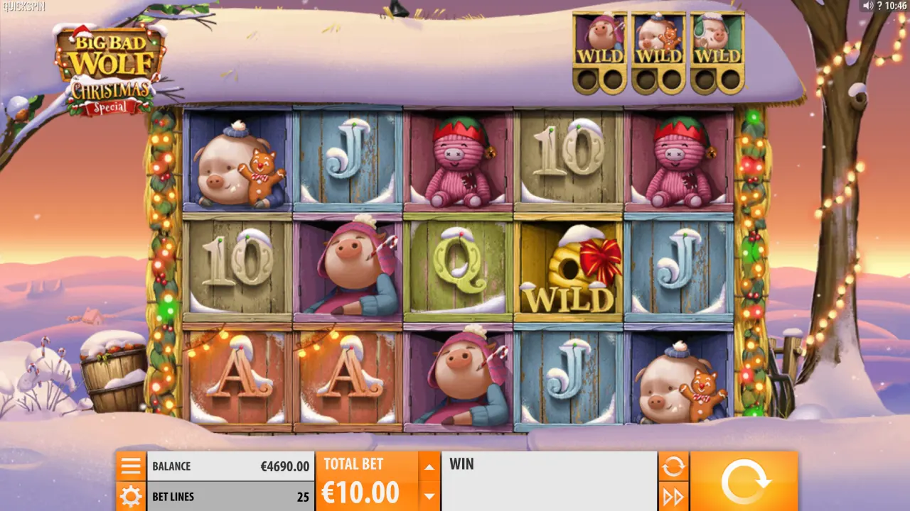 big bad wolf christmas special automat oppsett