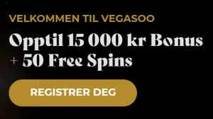 Vegasoo casino Norge bonus
