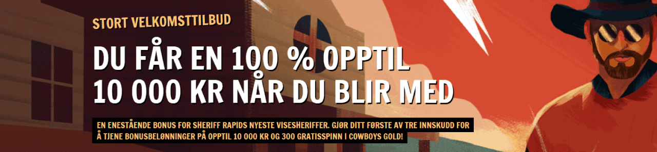 Rapid Casino Norge bonus