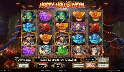 Happy Halloween spilleautomat Play'n GO
