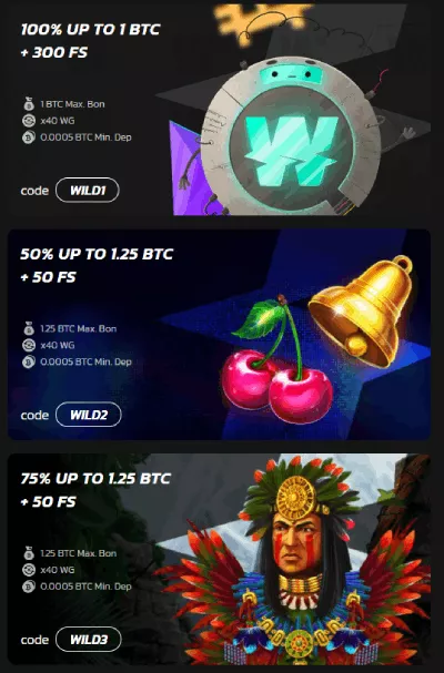 wildcoin casino norge bonus