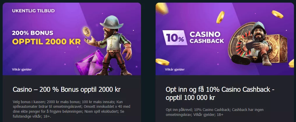 fansbet casino norge kampanjer