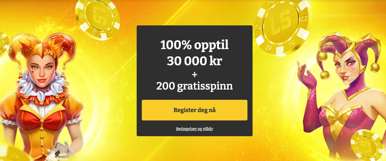 lucky spins casino norge bonus