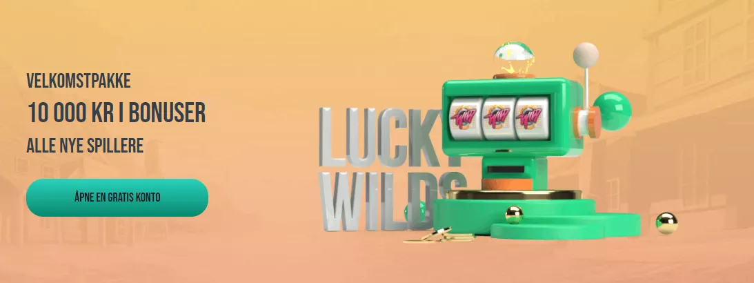 luckywilds casino norge bonus