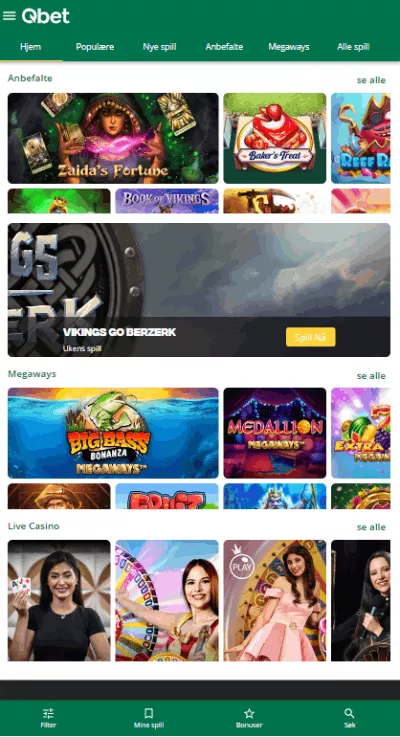 qbet casino norge déversement