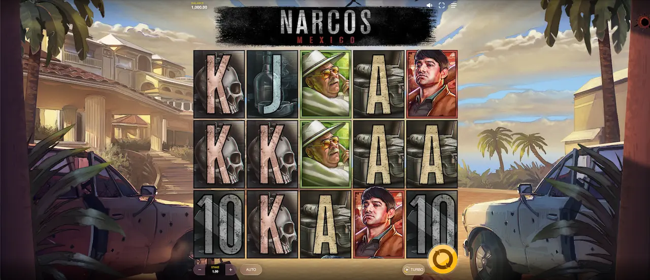 Narcos Mexico spilleautomat