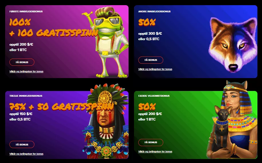 arlekin casino norge bonus