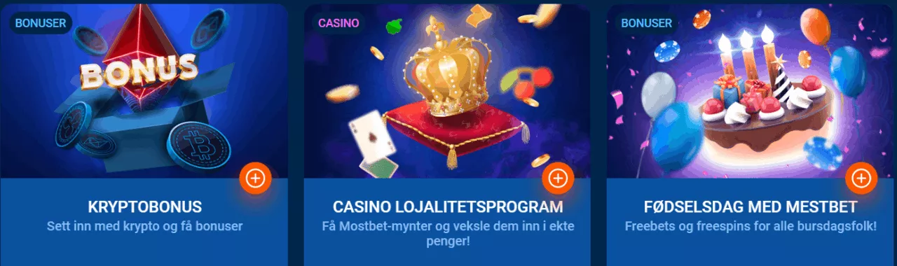 mostbet casino norge kampanjer