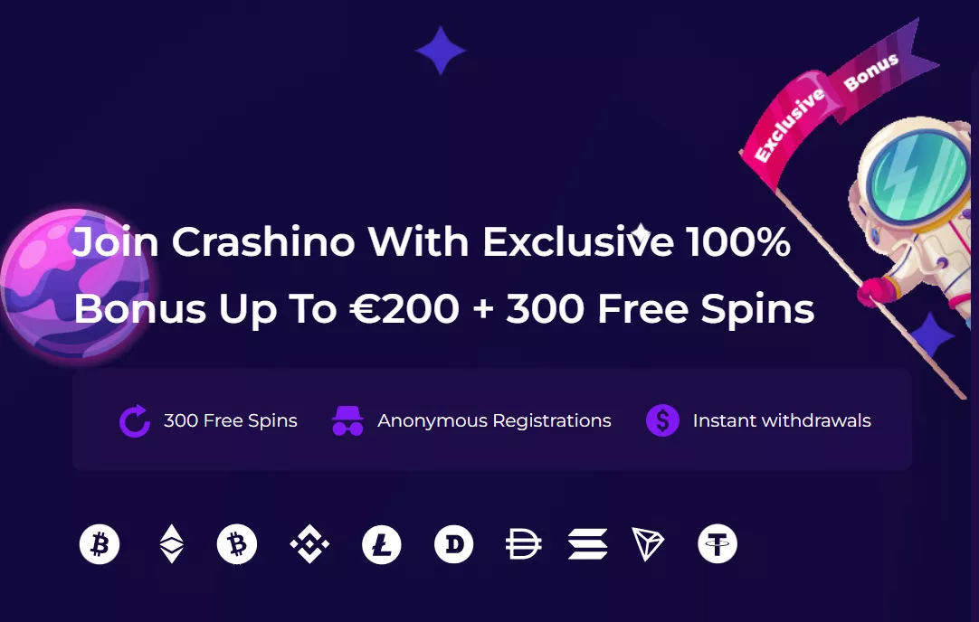 crashino casino norge velkomstbonus