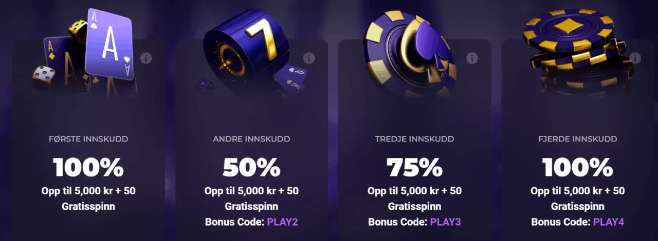 lucky7even casino norge bonus