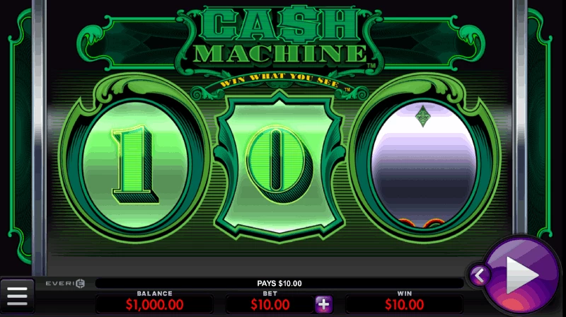 cash machine spilleautomat