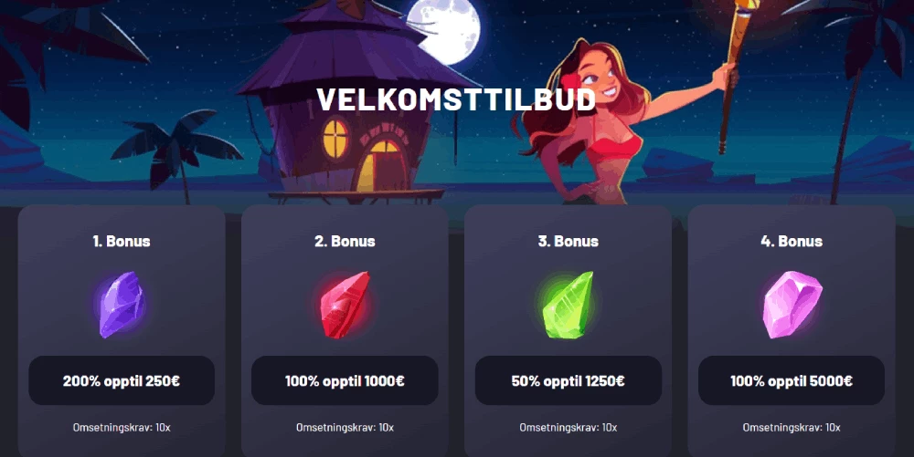 seven casino norge bonus