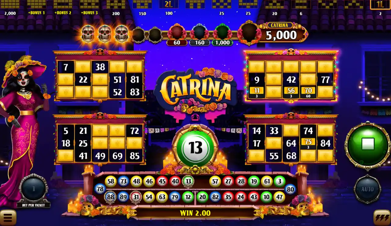 catrina bingo