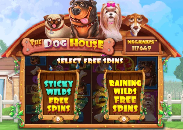 the dog house megaways freespins