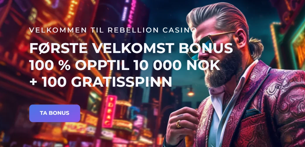 rebellion casino norge bonus