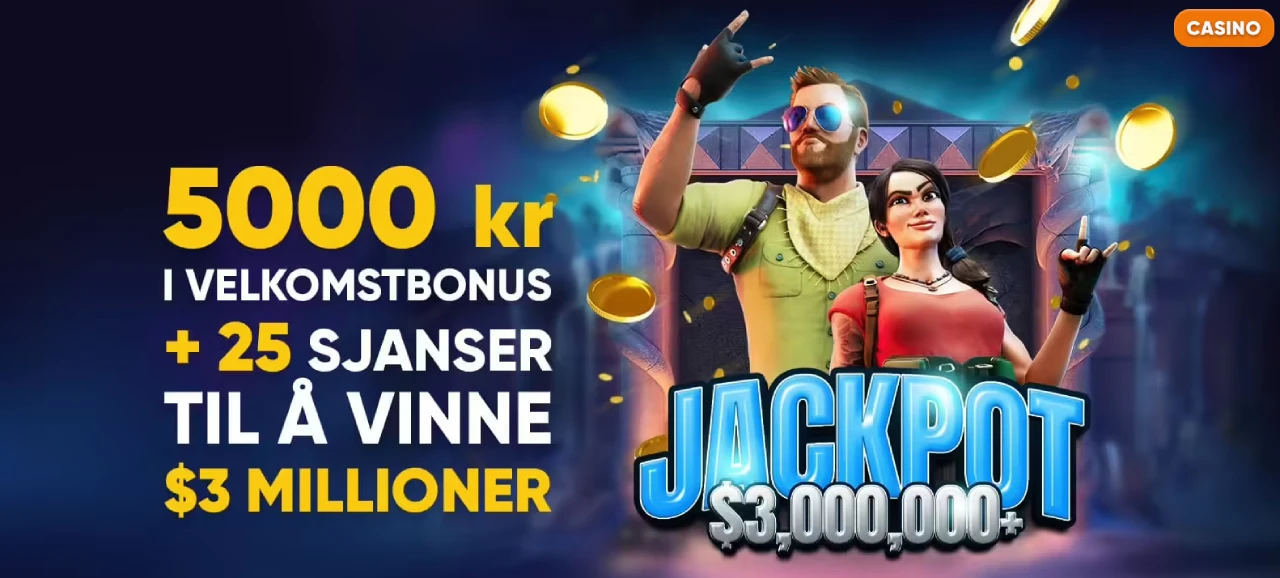 kingmaker casino norge bonus