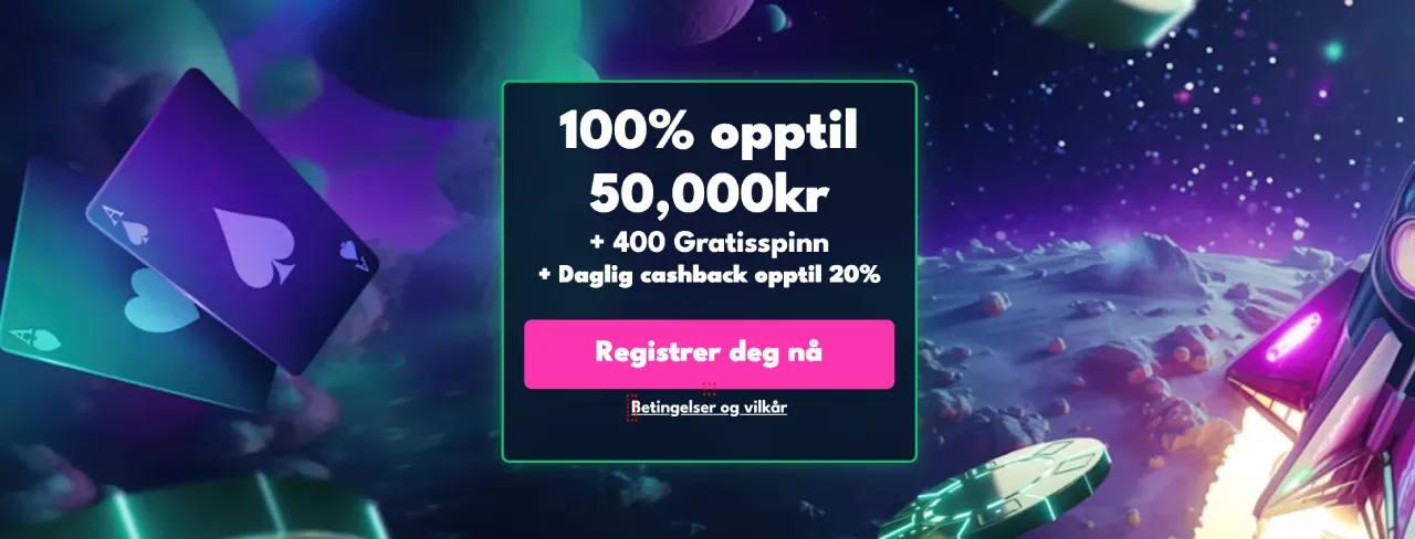 rocket riches casino norge bonuser