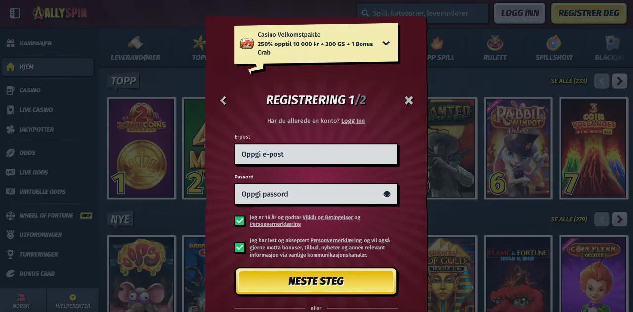 allyspin casino