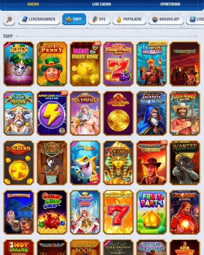 romibet casino norge spill