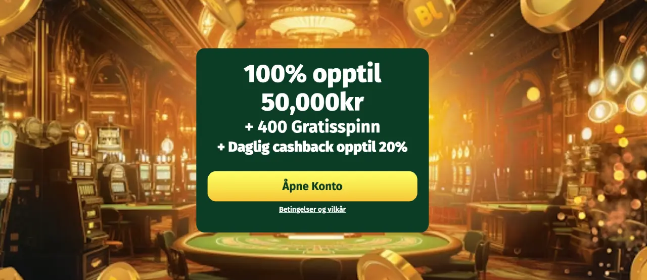 big lucky casino norge bonus