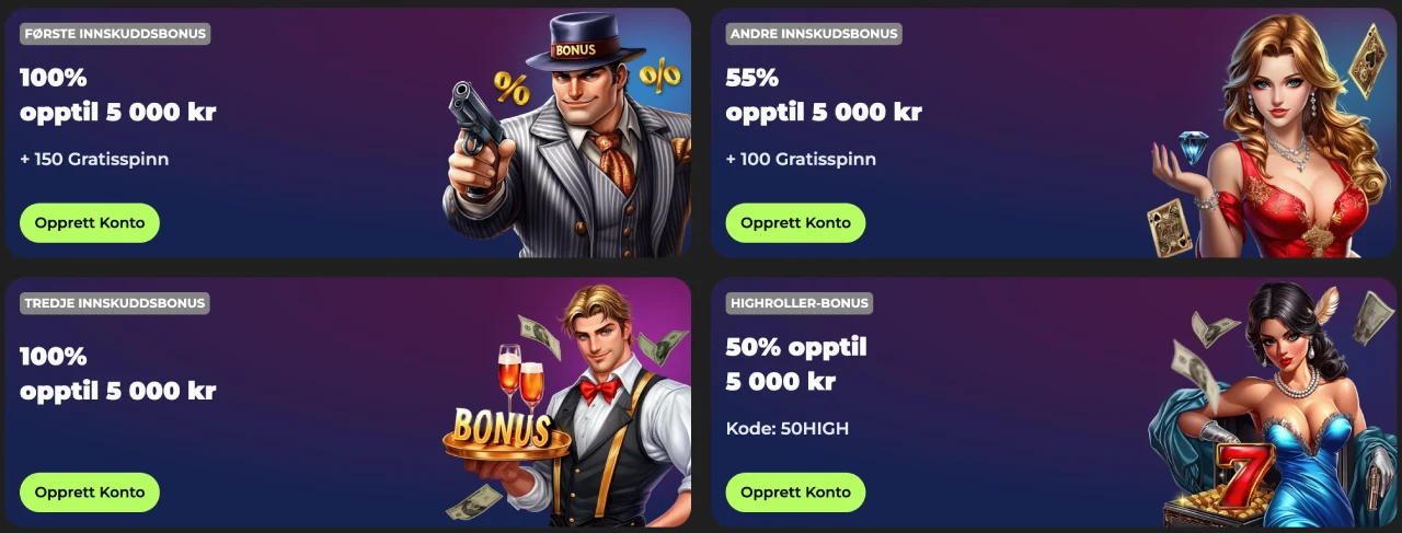 capospin casino norge bonus