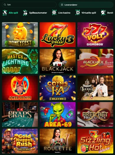 sagaspins casino norge spill